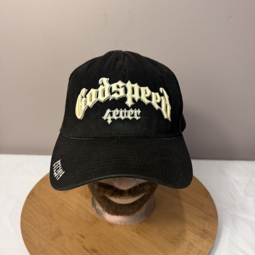 Godspeed 4ever Black Trucker Hat